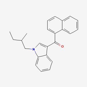 molecular formula C24H23NO B589191 JWH 018 N-(2-甲基丁基)异构体 CAS No. 1427325-50-5
