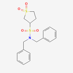 N~3~,N~3~-DIBENZYL-1,1-DIOXOTETRAHYDRO-1H-1LAMBDA~6~-THIOPHENE-3-SULFONAMIDE