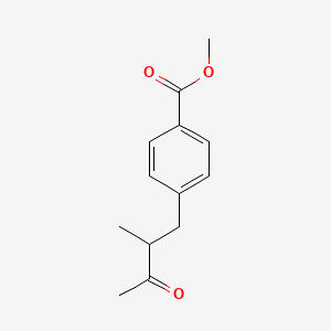 molecular formula C13H16O3 B589193 Methyl 4-(2-methyl-3-oxobutyl)benzoate CAS No. 154657-50-8