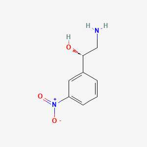 molecular formula C8H10N2O3 B589194 (S)-2-amino-1-(3-nitrophenyl)ethanol CAS No. 129894-61-7