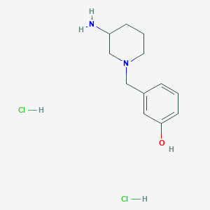 3-[(3-amino-1-piperidinyl)methyl]phenol dihydrochloride