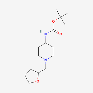 Tert-butyl [1-(tetrahydrofuran-2-ylmethyl)piperidin-4-yl]carbamate