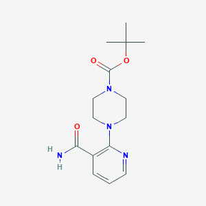 tert-butyl 4-[3-(aminocarbonyl)-2-pyridinyl]-1-piperazinecarboxylate