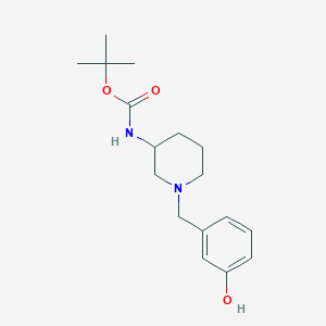 Tert-butyl [1-(3-hydroxybenzyl)piperidin-3-yl]carbamate