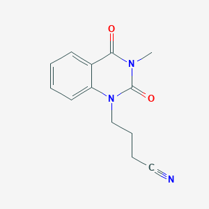 4-(3-methyl-2,4-dioxo-3,4-dihydro-1(2H)-quinazolinyl)butanenitrile