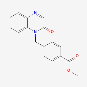 methyl 4-[(2-oxo-1(2H)-quinoxalinyl)methyl]benzoate