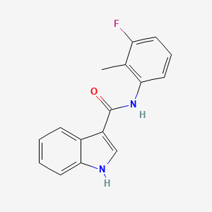 N-(3-fluoro-2-methylphenyl)-1H-indole-3-carboxamide