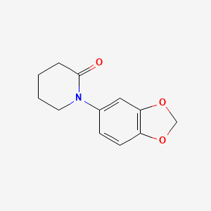 1-(1,3-Benzodioxol-5-yl)piperidin-2-one