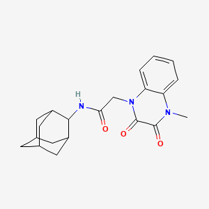 N-2-adamantyl-2-(4-methyl-2,3-dioxo-3,4-dihydro-1(2H)-quinoxalinyl)acetamide