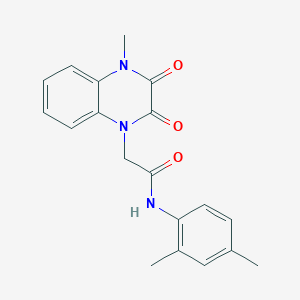 N-(2,4-dimethylphenyl)-2-(4-methyl-2,3-dioxo-3,4-dihydro-1(2H)-quinoxalinyl)acetamide