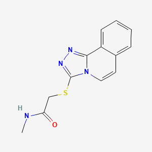 N-methyl-2-([1,2,4]triazolo[3,4-a]isoquinolin-3-ylthio)acetamide