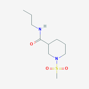 1-(methylsulfonyl)-N-propyl-3-piperidinecarboxamide