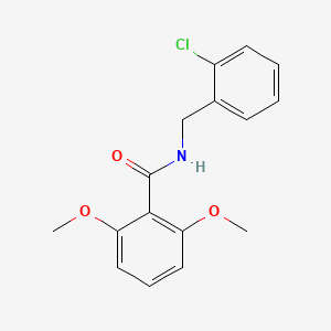 N-[(2-chlorophenyl)methyl]-2,6-dimethoxybenzamide