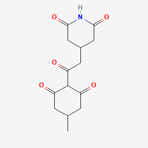 4-[2-(4-Methyl-2,6-dioxocyclohexyl)-2-oxoethyl]piperidine-2,6-dione