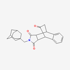 11-(1-Adamantylmethyl)-11-azatetracyclo[6.5.2.02,7.09,13]pentadeca-2,4,6-triene-10,12,14-trione