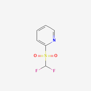 B589232 2-((Difluoromethyl)sulfonyl)pyridine CAS No. 1219454-89-3