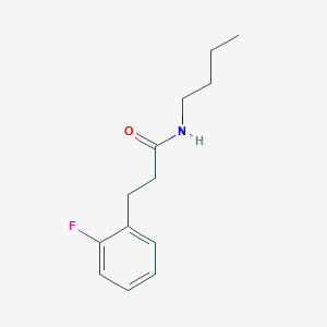 molecular formula C13H18FNO B5892339 N-butyl-3-(2-fluorophenyl)propanamide 