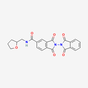 molecular formula C22H17N3O6 B5892345 Cambridge id 5731828 CAS No. 5731-82-8