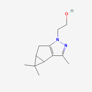 2-(3,3,9-Trimethyl-7,8-diazatricyclo[4.3.0.02,4]nona-1(6),8-dien-7-yl)ethanol