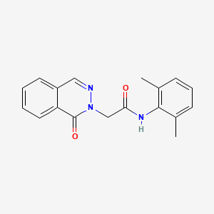 molecular formula C18H17N3O2 B5892399 N-(2,6-dimethylphenyl)-2-(1-oxo-2(1H)-phthalazinyl)acetamide 