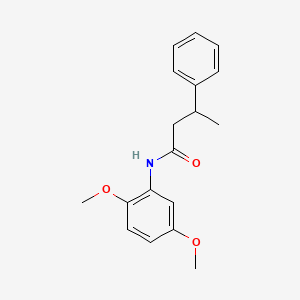 molecular formula C18H21NO3 B5892417 N-(2,5-dimethoxyphenyl)-3-phenylbutanamide 