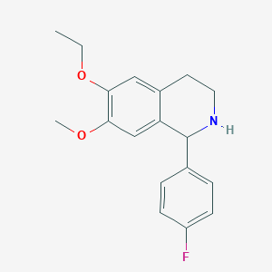 6-ethoxy-1-(4-fluorophenyl)-7-methoxy-1,2,3,4-tetrahydroisoquinoline