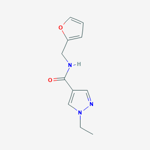 1-ethyl-N-(furan-2-ylmethyl)pyrazole-4-carboxamide