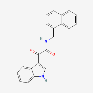 2-(1H-INDOL-3-YL)-N-[(NAPHTHALEN-1-YL)METHYL]-2-OXOACETAMIDE