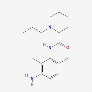 molecular formula C17H27N3O B589260 N-(3-Amino-2,6-dimethylphenyl)-1-propylpiperidine-2-carboxamide CAS No. 247061-08-1