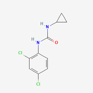 molecular formula C10H10Cl2N2O B5892675 1-Cyclopropyl-3-(2,4-dichlorophenyl)urea 