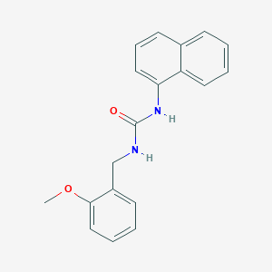 molecular formula C19H18N2O2 B5892715 N-(2-methoxybenzyl)-N'-1-naphthylurea 