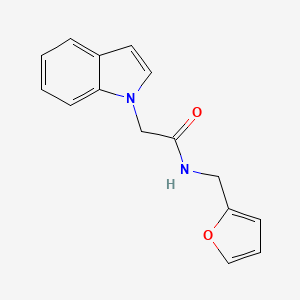 N-(furan-2-ylmethyl)-2-(1H-indol-1-yl)acetamide