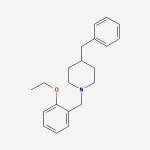 molecular formula C21H27NO B5892832 4-benzyl-1-(2-ethoxybenzyl)piperidine 