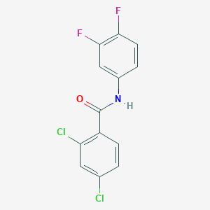 molecular formula C13H7Cl2F2NO B5892866 2,4-dichloro-N-(3,4-difluorophenyl)benzamide 