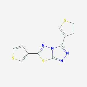 3,6-di-3-thienyl[1,2,4]triazolo[3,4-b][1,3,4]thiadiazole