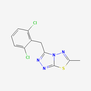 3-(2,6-dichlorobenzyl)-6-methyl[1,2,4]triazolo[3,4-b][1,3,4]thiadiazole