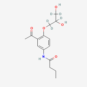 rac Des(isopropylamino) Acebutolol-d5 Diol