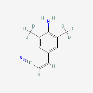 (Z)-3-(4-Amino-3,5-dimethylphenyl)acrylonitrile-d6