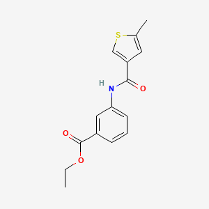 ethyl 3-{[(5-methyl-3-thienyl)carbonyl]amino}benzoate