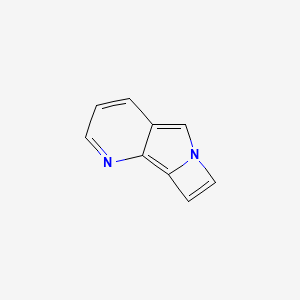 B589319 Azeto[1',2':1,2]pyrrolo[3,4-b]pyridine CAS No. 146258-61-9