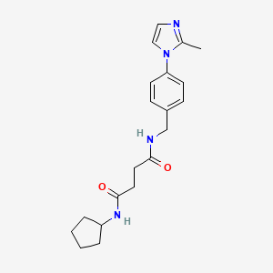 N-cyclopentyl-N'-[4-(2-methyl-1H-imidazol-1-yl)benzyl]succinamide