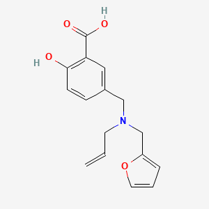 5-{[allyl(2-furylmethyl)amino]methyl}-2-hydroxybenzoic acid