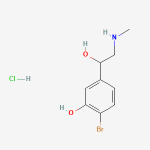 B589338 rac 4-Bromo Phenylephrine Hydrochloride CAS No. 1391054-36-6