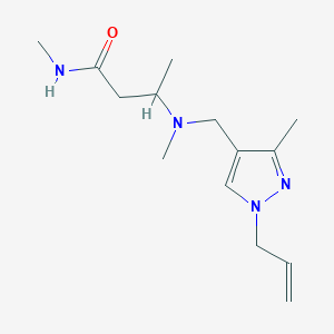 3-[[(1-allyl-3-methyl-1H-pyrazol-4-yl)methyl](methyl)amino]-N-methylbutanamide