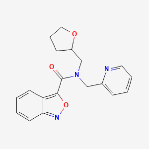 N-(pyridin-2-ylmethyl)-N-(tetrahydrofuran-2-ylmethyl)-2,1-benzisoxazole-3-carboxamide