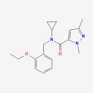 N-cyclopropyl-N-(2-ethoxybenzyl)-1,3-dimethyl-1H-pyrazole-5-carboxamide