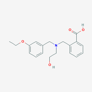 2-{[(3-ethoxybenzyl)(2-hydroxyethyl)amino]methyl}benzoic acid