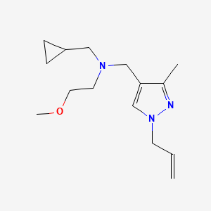 N-[(1-allyl-3-methyl-1H-pyrazol-4-yl)methyl]-N-(cyclopropylmethyl)-2-methoxyethanamine