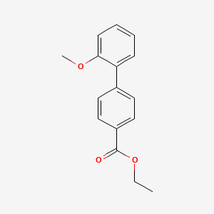 molecular formula C16H16O3 B589356 2'-Methoxy-biphenyl-4-carboxylic acid ethyl ester CAS No. 155061-60-2