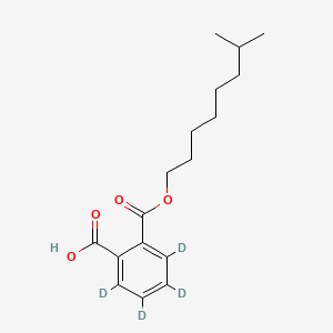 molecular formula C17H24O4 B589376 1,2-Benzenedicarboxylic Acid 1-(7-Methyloctyl) Ester-d4 CAS No. 1332965-96-4